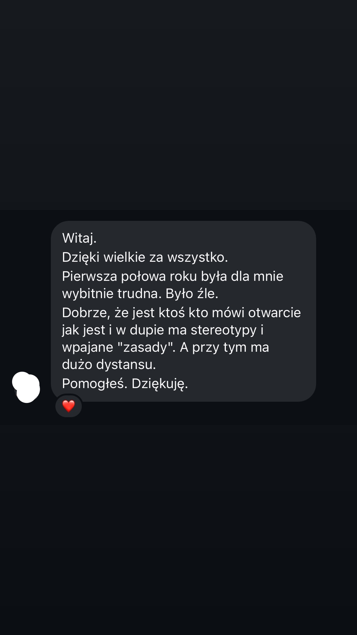 Wiadomość od obserwującego 7