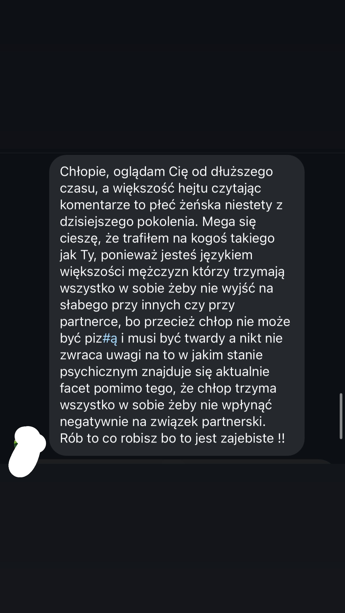 Wiadomość od obserwującego 14