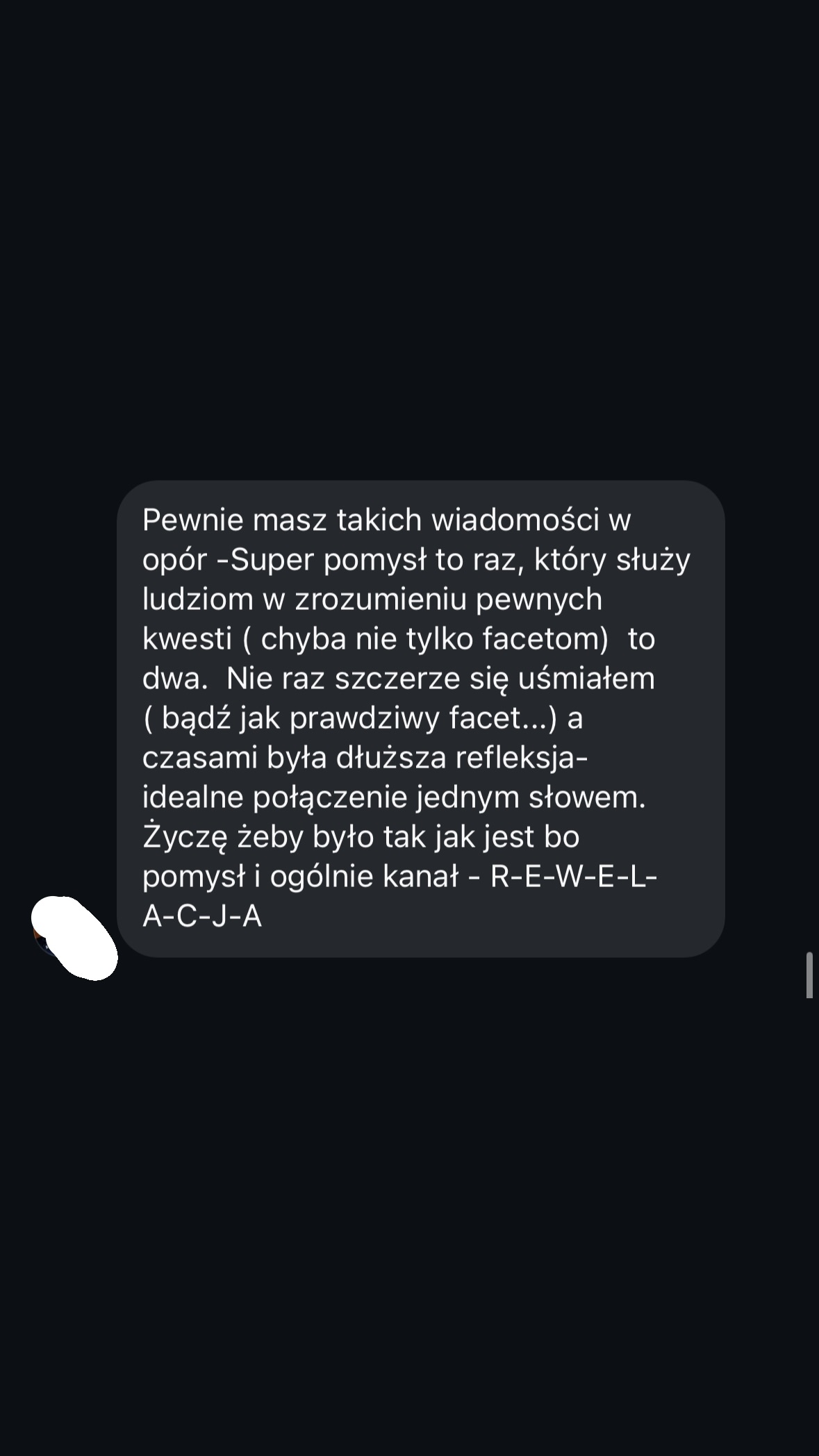 Wiadomość od obserwującego 17