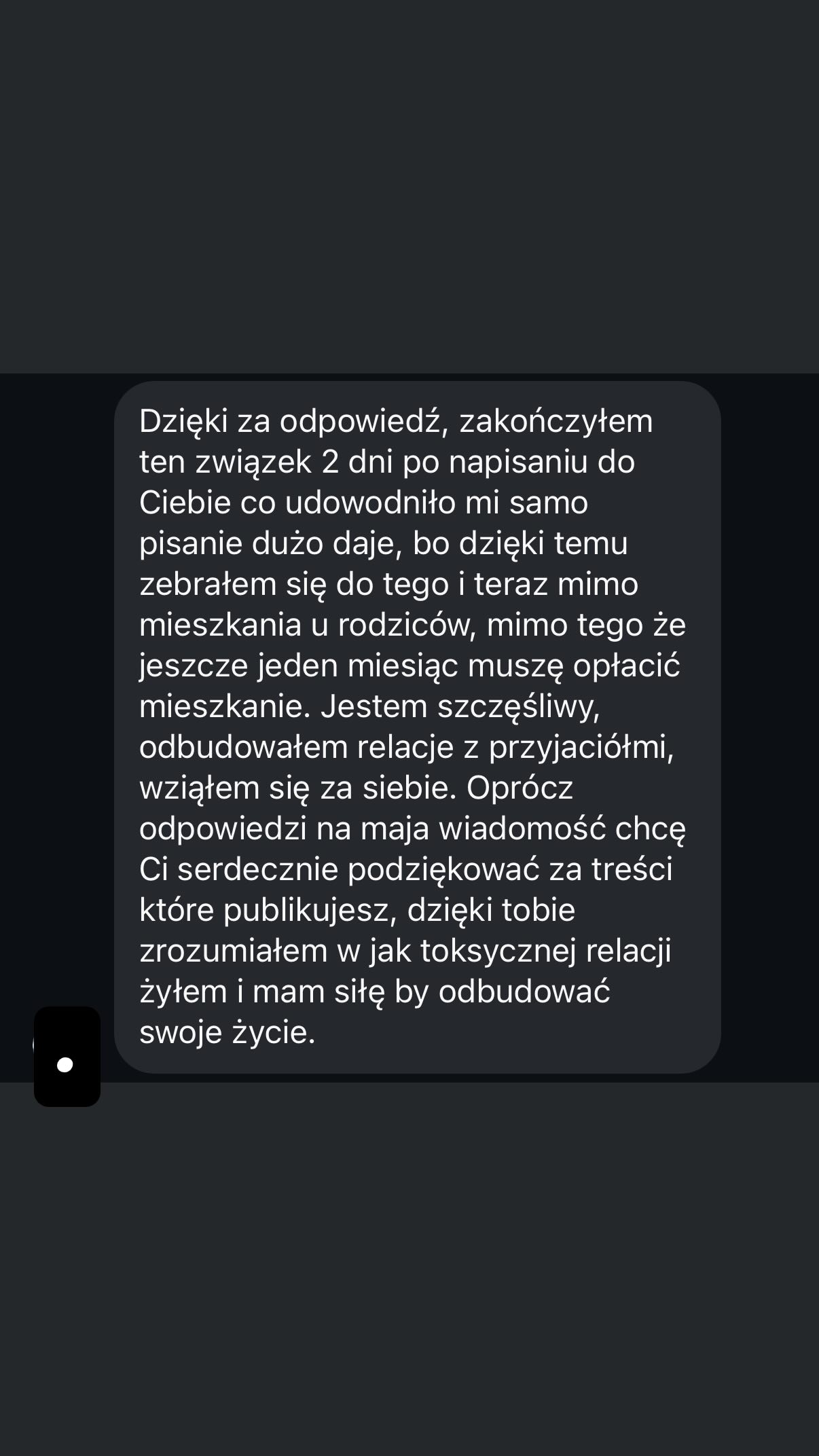 Wiadomość od obserwującego 48