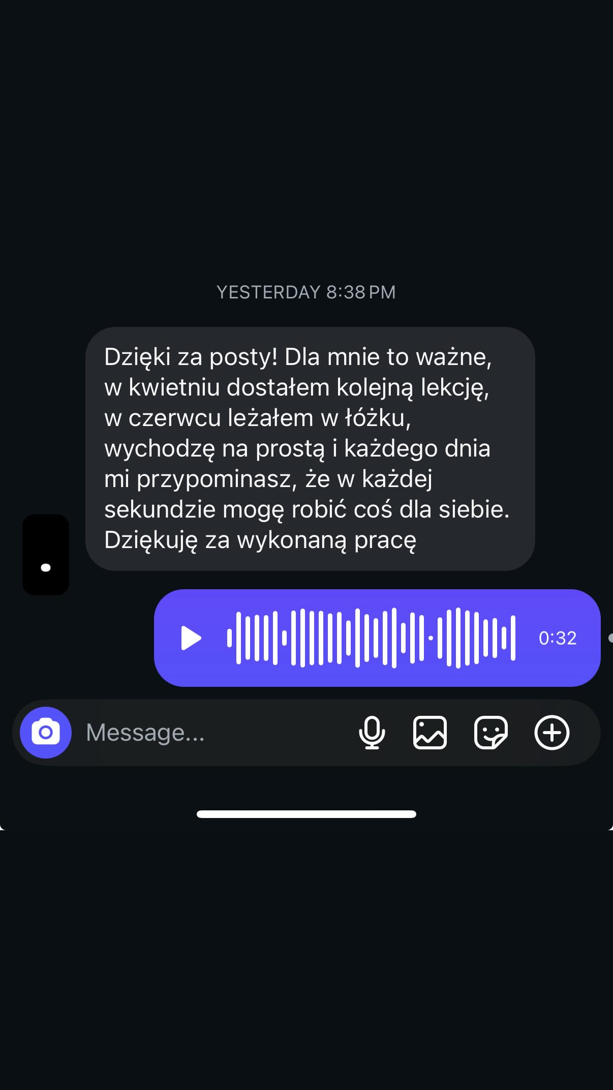 Wiadomość od obserwującego 56
